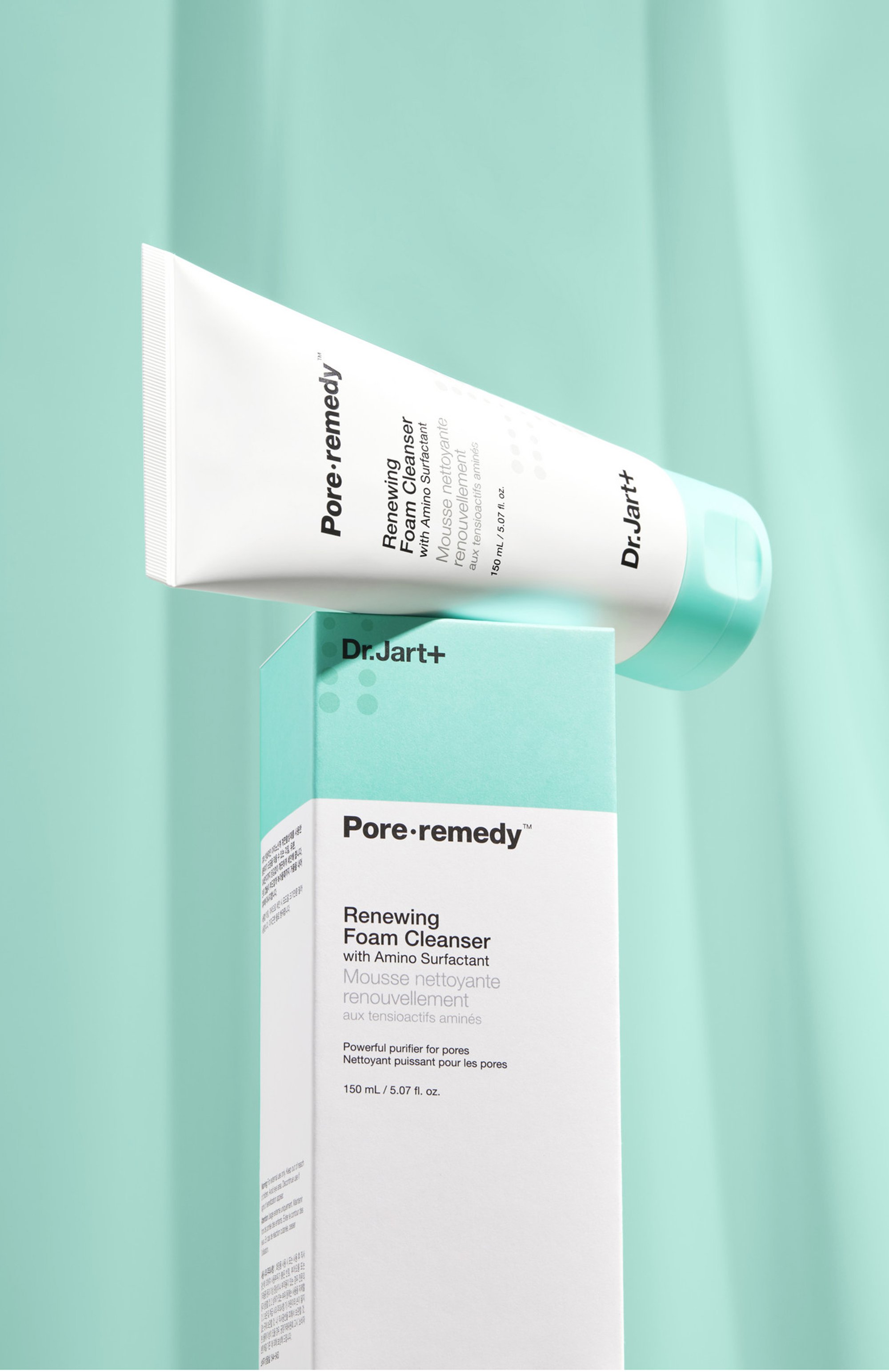 Обновляющая пенка для умывания pore remedy renewing (150ml) DR.JART+, арт. 8809844992210, фото 3