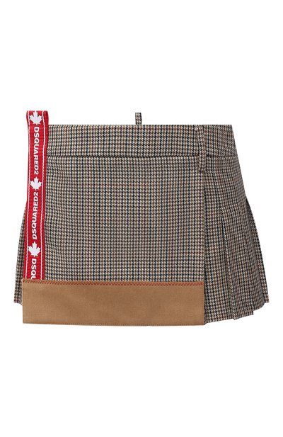 Женская шерстяная юбка DSQUARED2, арт. S75MA0748/S53030