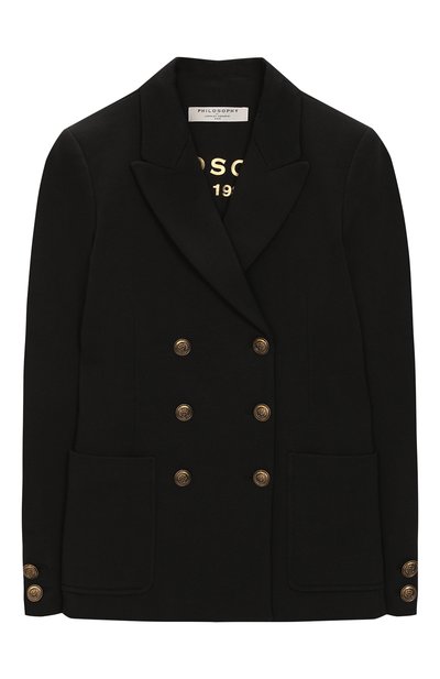 Двубортный жакет из хлопка PHILOSOPHY DI LORENZO SERAFINI KIDS, арт. PJGC01/FE144/THUNI/L-XL, фото 1
