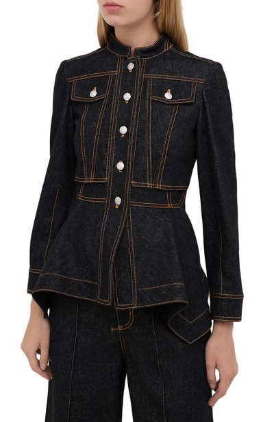 Джинсовый жакет ALEXANDER MCQUEEN, арт. 628168/QMAA2, фото 3