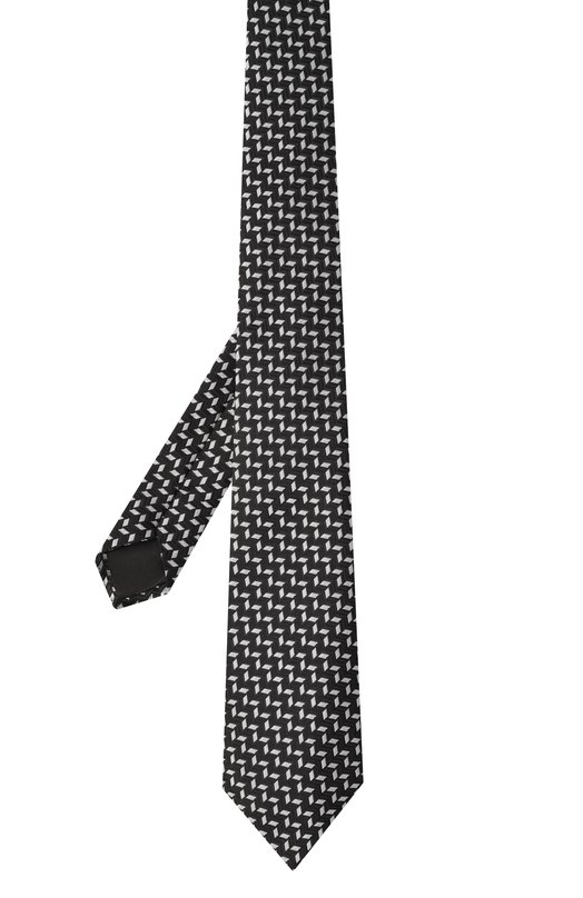 Шелковый галстук Giorgio Armani GM000800/TE16576 Чёрный  GM000800/TE16576 Фото 3