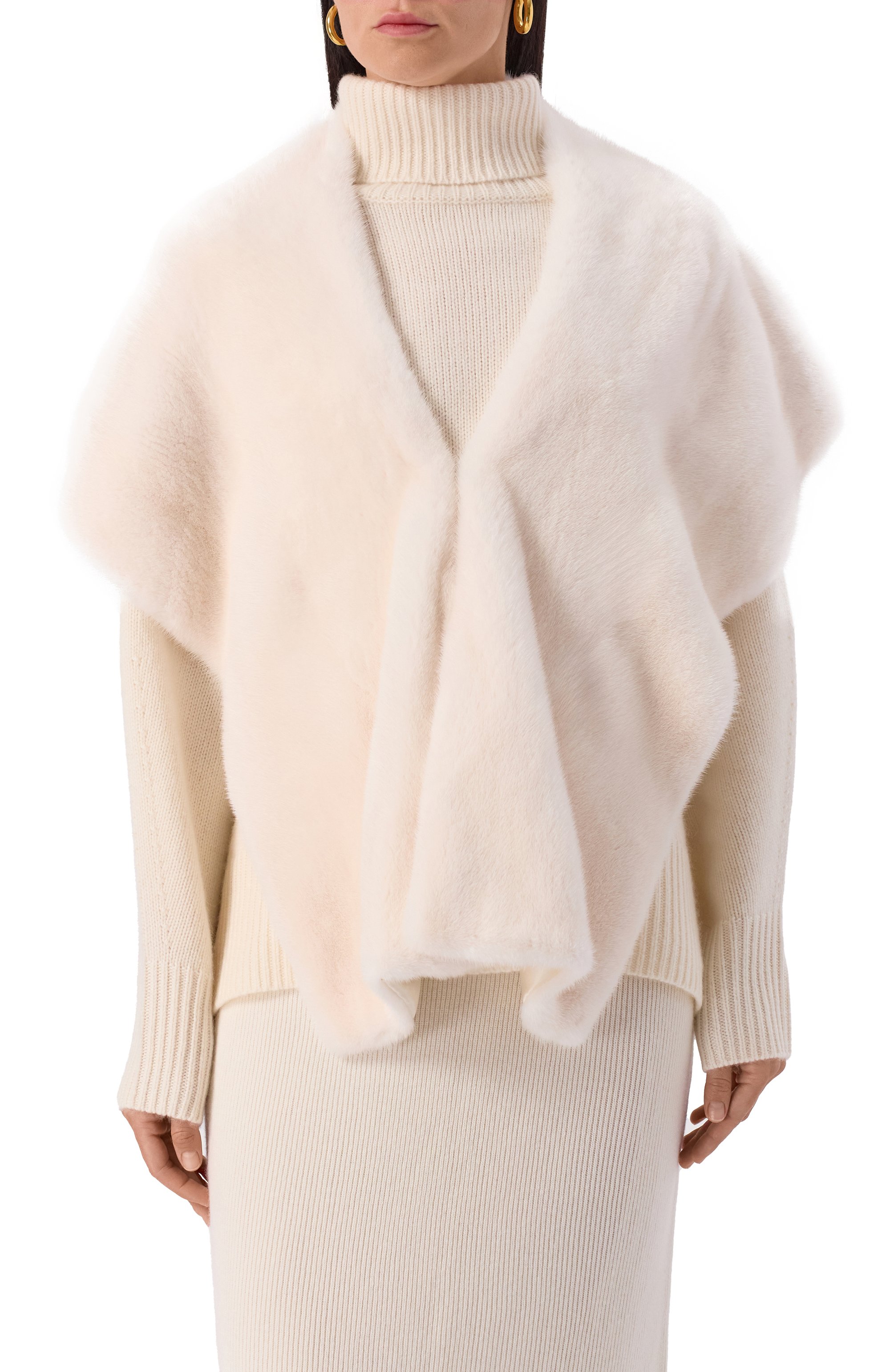 Пелерина из норки VICTORIA KUSENKOVA, арт. 551700001027, фото 3