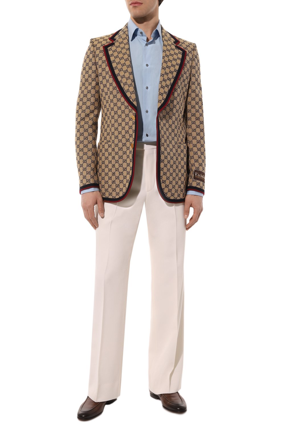 Хлопковый пиджак GUCCI, арт. 654922 ZKU09, фото 2