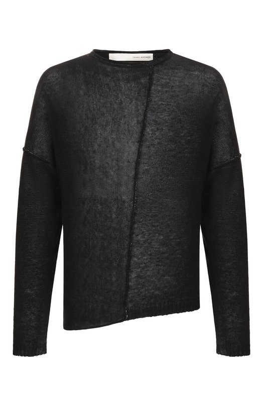 Льняной джемпер Isabel Benenato UK120S26 Чёрный UK120S26