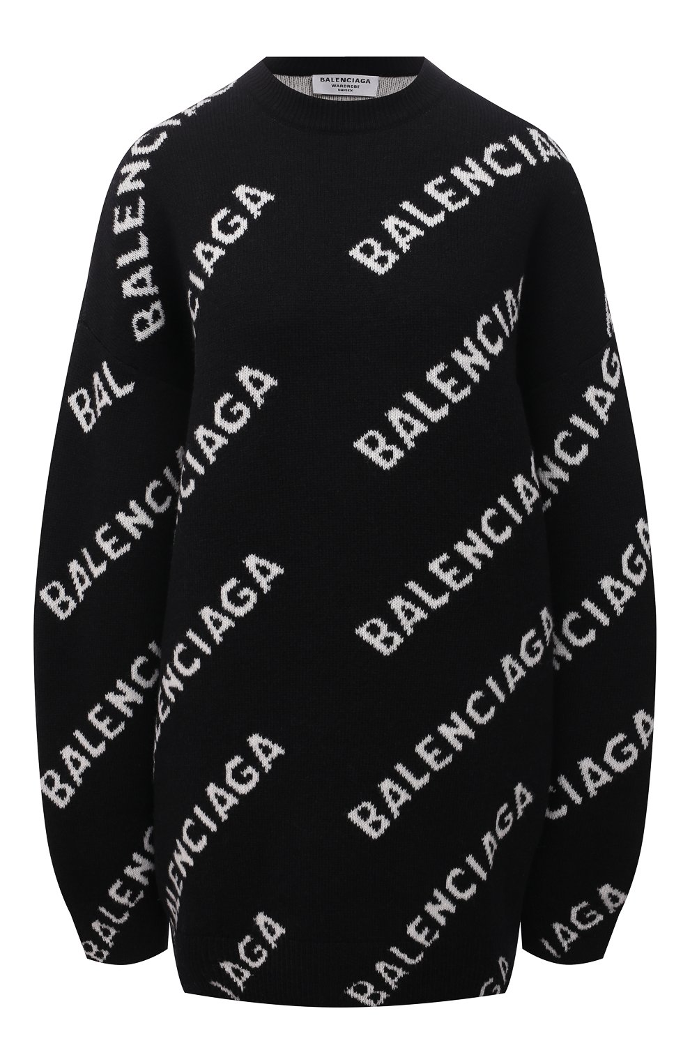 Шерстяной свитер BALENCIAGA черного цвета по цене 124000 руб., арт. 657520/T1567, фото 1 Шерстяной свитер BALENCIAGA, арт. 657520/T1567, фото 1