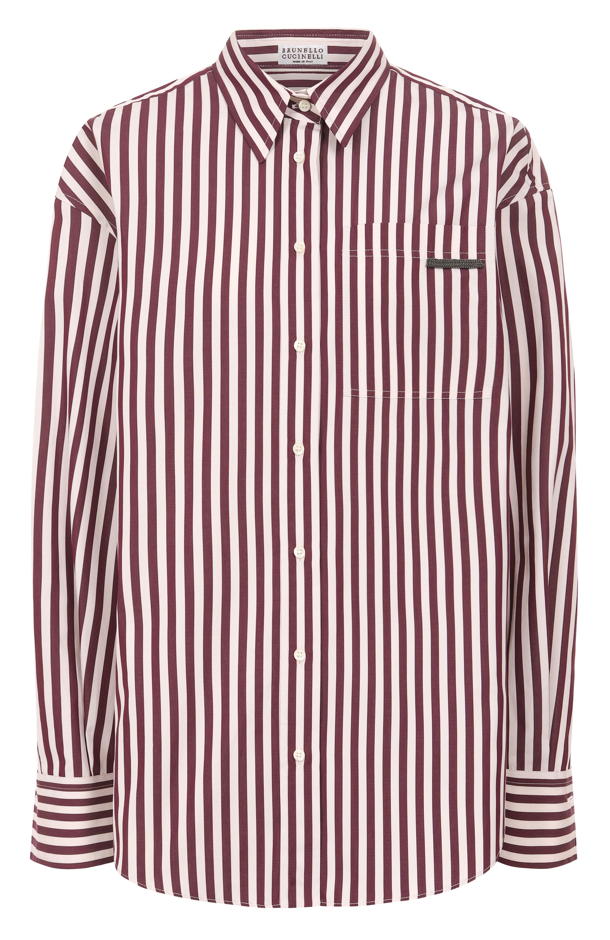 Хлопковая рубашка BRUNELLO CUCINELLI, арт. MP601NB206, фото 1