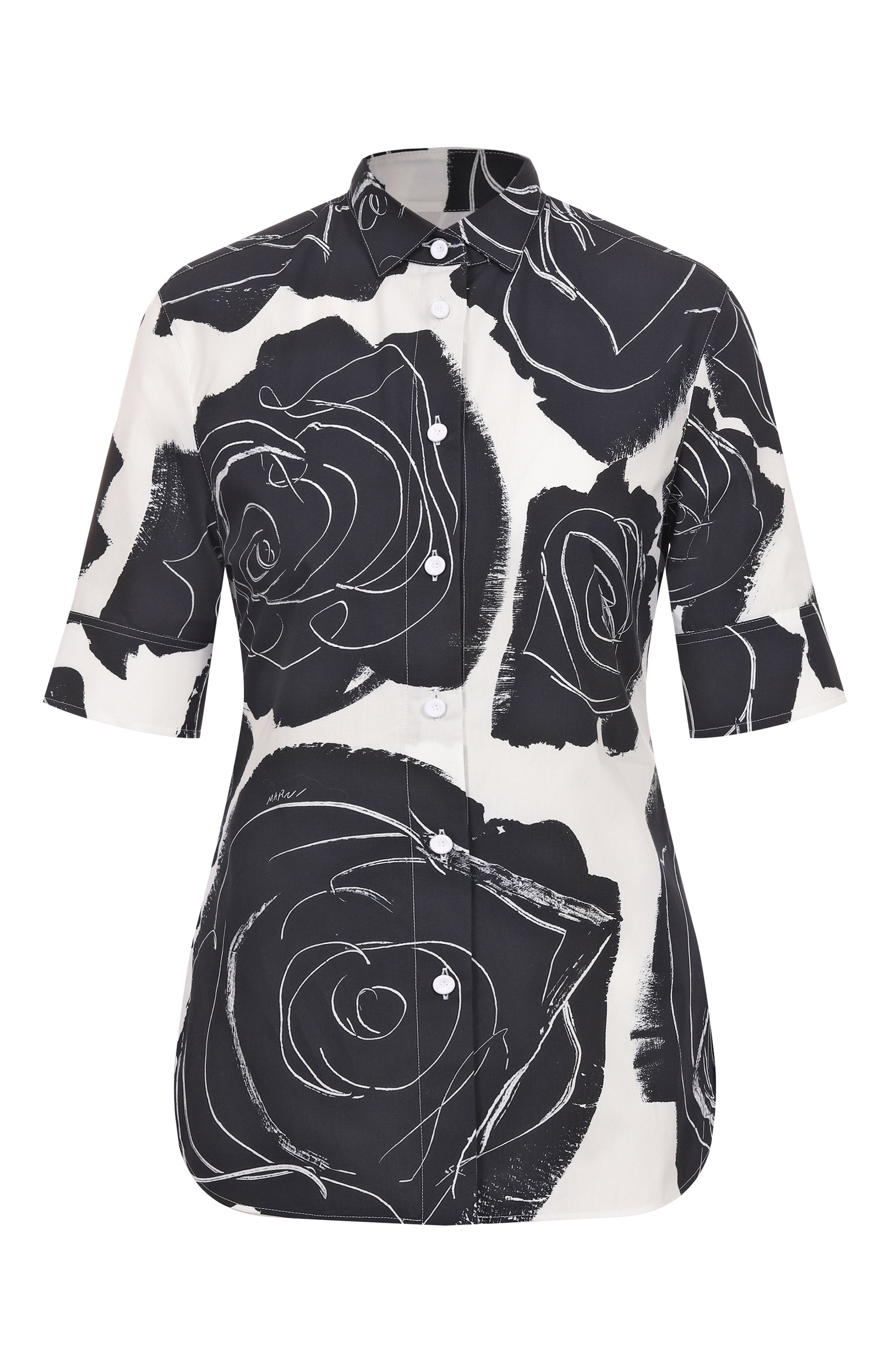 Хлопковая рубашка MARNI, арт. CAMA0626A0/UTC515, фото 1