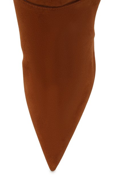 Замшевые ботфорты iman AMINA MUADDI, арт. IMANTIGHHIGH/SUEDE/CAMEL, фото 5