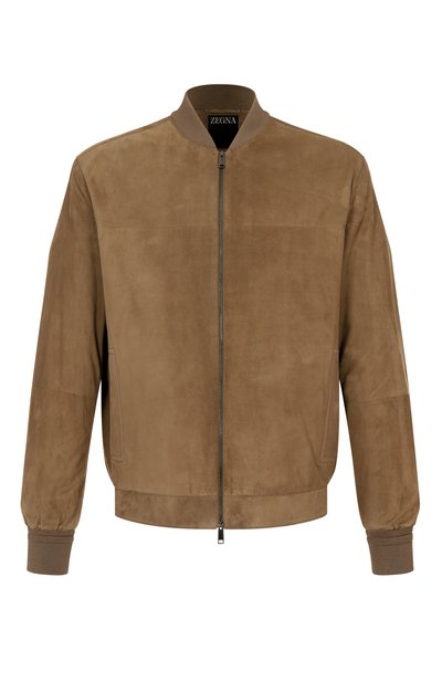 Мужской замшевый бомбер ZEGNA, арт. E169/UEPVMA8
