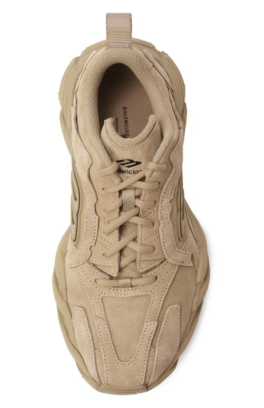 Замшевые кроссовки Monday Balenciaga 825417/WMNSS Бежевый  825417/WMNSS Фото 6