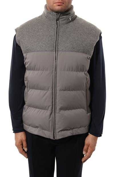 Комбинированный жилет CORTIGIANI, арт. 1AG602, фото 3