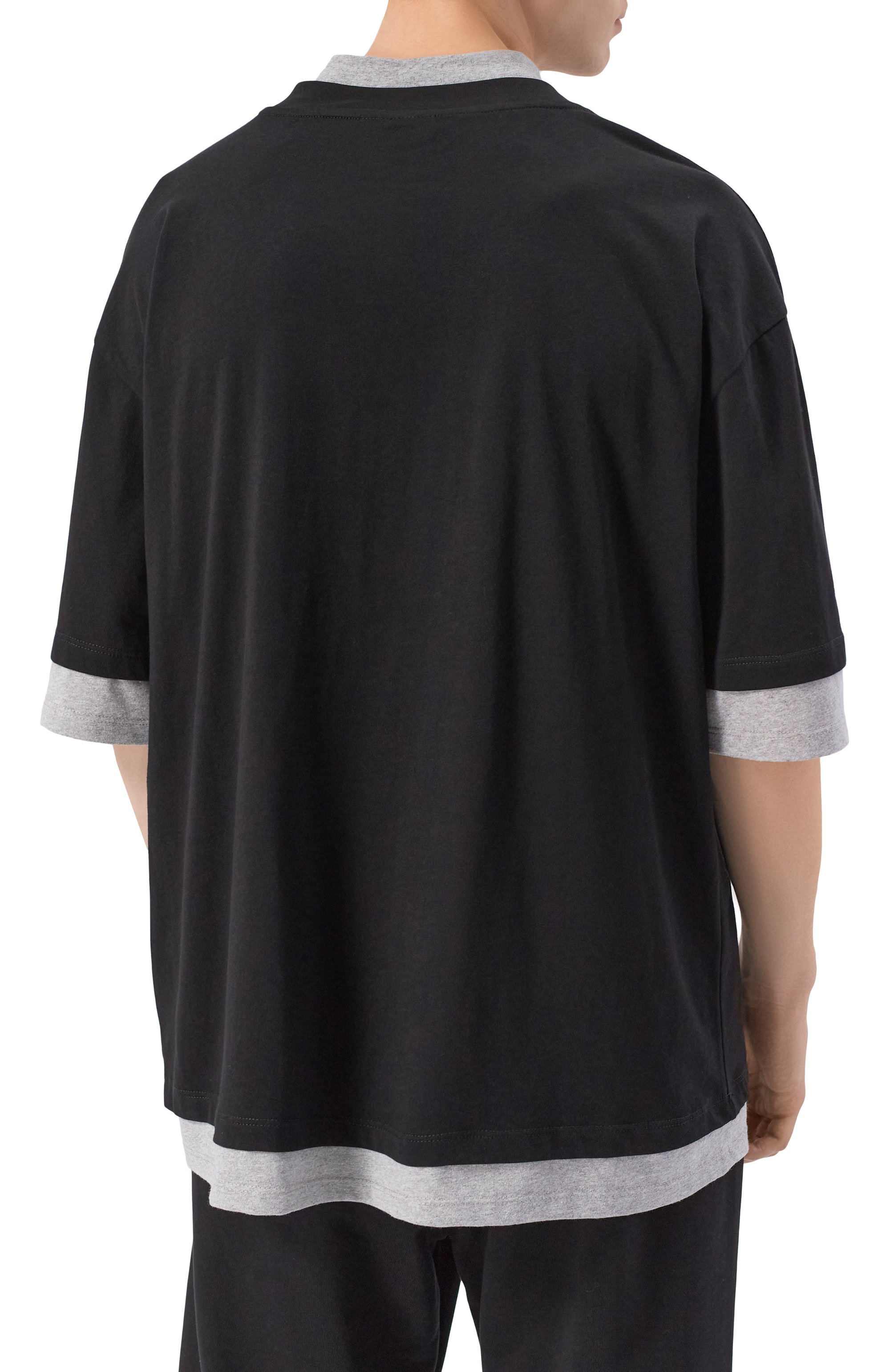 Хлопковая футболка DIEGO VENTURINO, арт. DVTS0-DBL-TSTY, фото 4