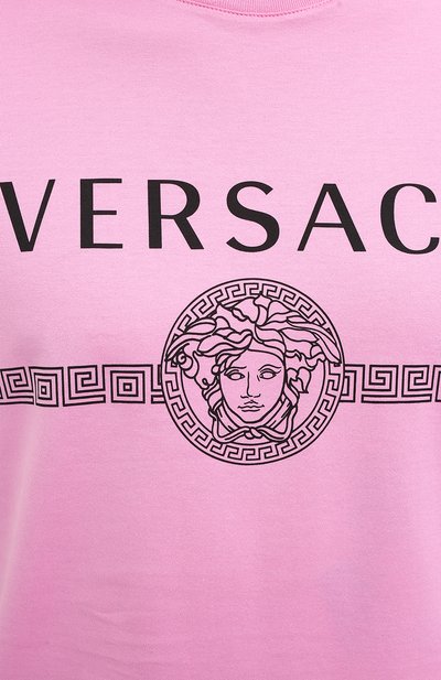 Хлопковая футболка VERSACE, арт. A87573/A228806, фото 5