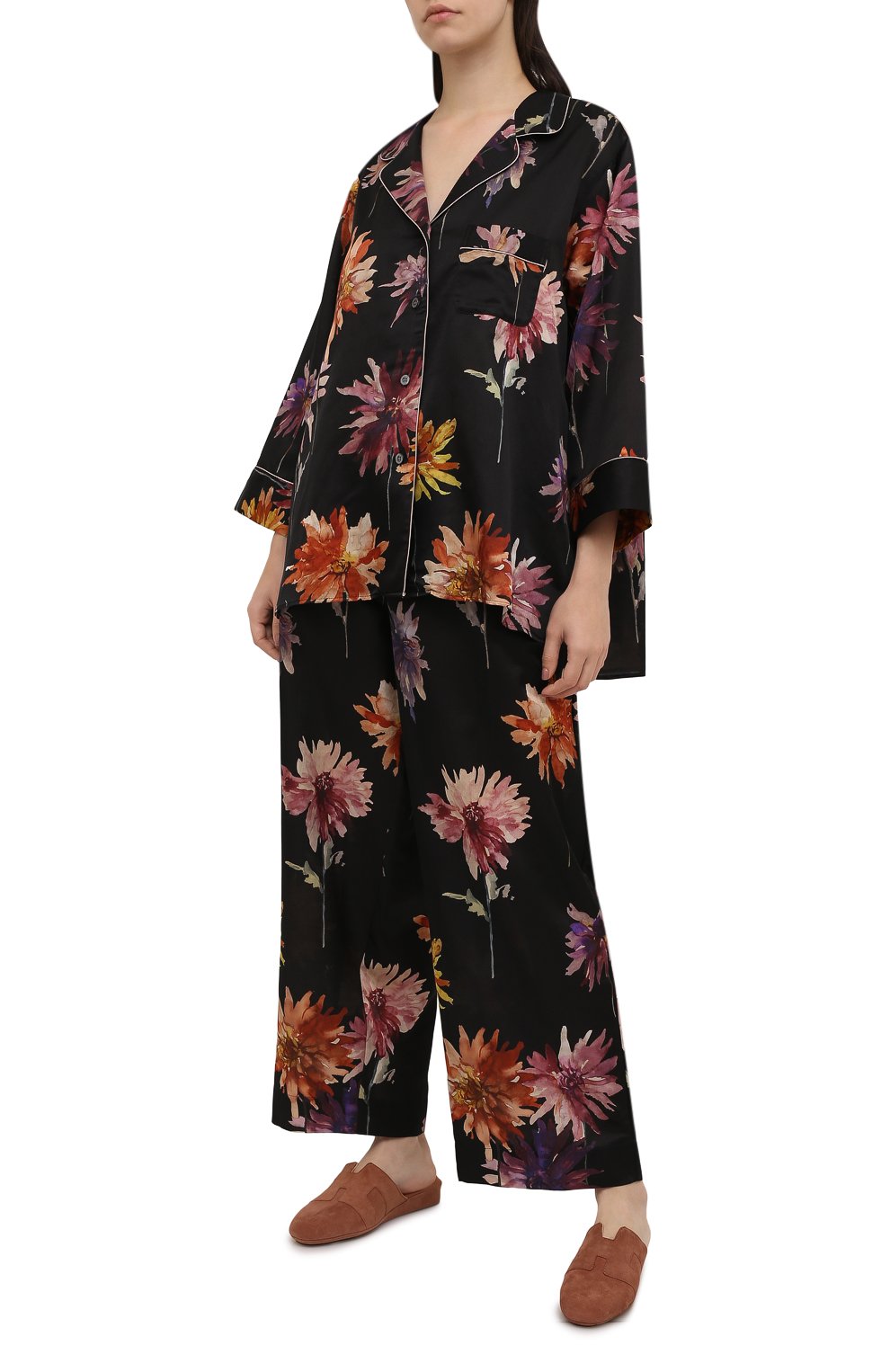 Пижама из хлопка и шелка ZIMMERLI, арт. 5147-39072, фото 1