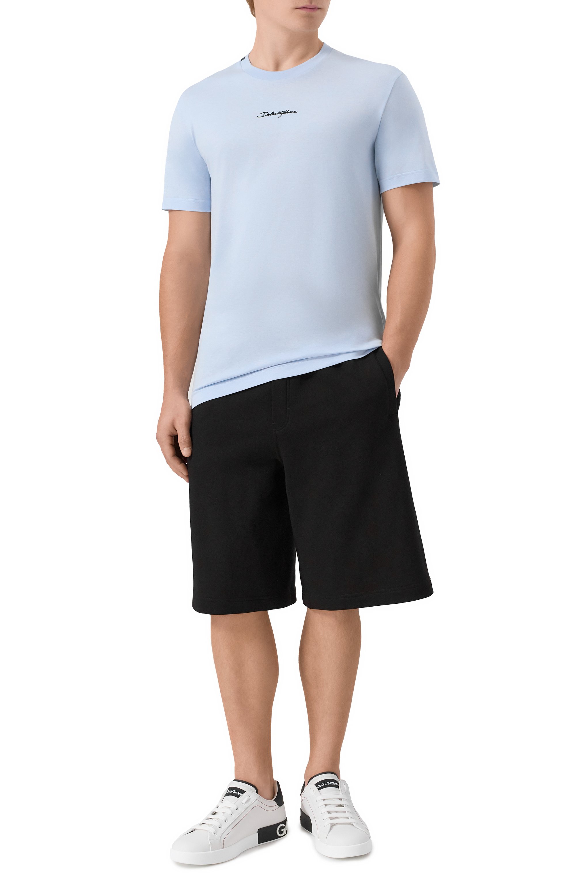 Хлопковая футболка DOLCE & GABBANA, арт. G8RN8Z/G7NUB, фото 2