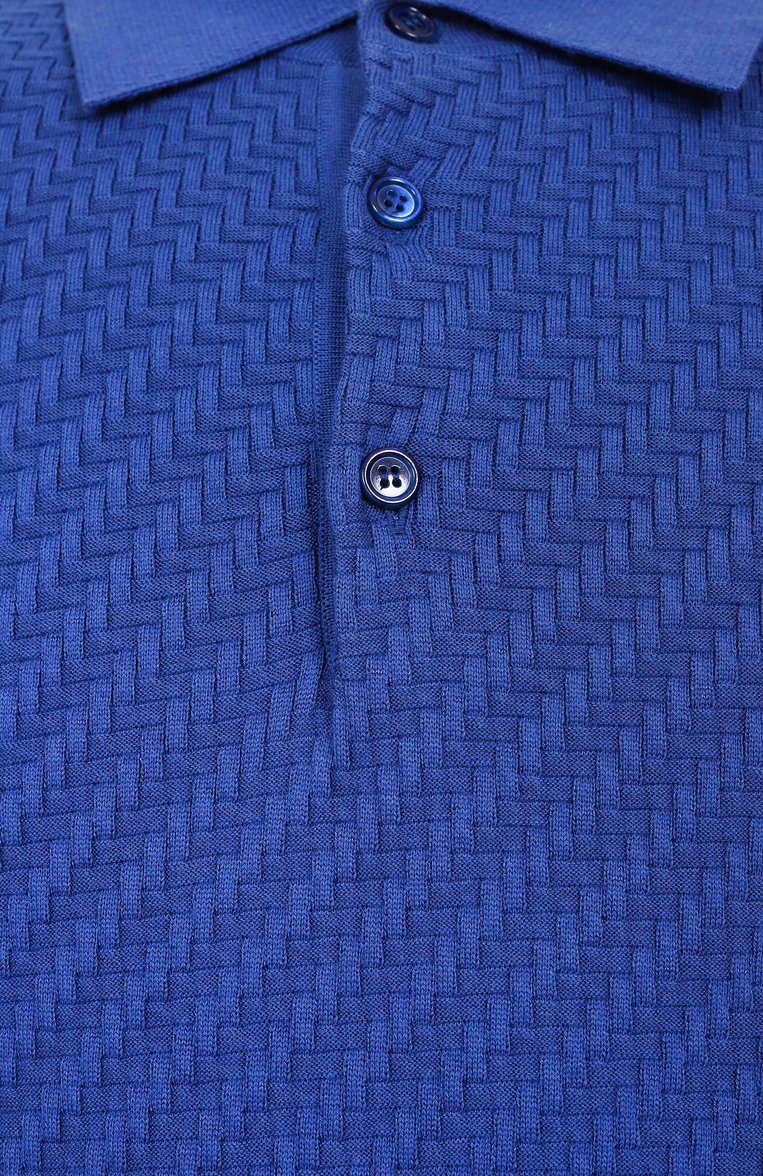 Поло из хлопка и шелка BRIONI, арт. UMR200/PAK22, фото 1