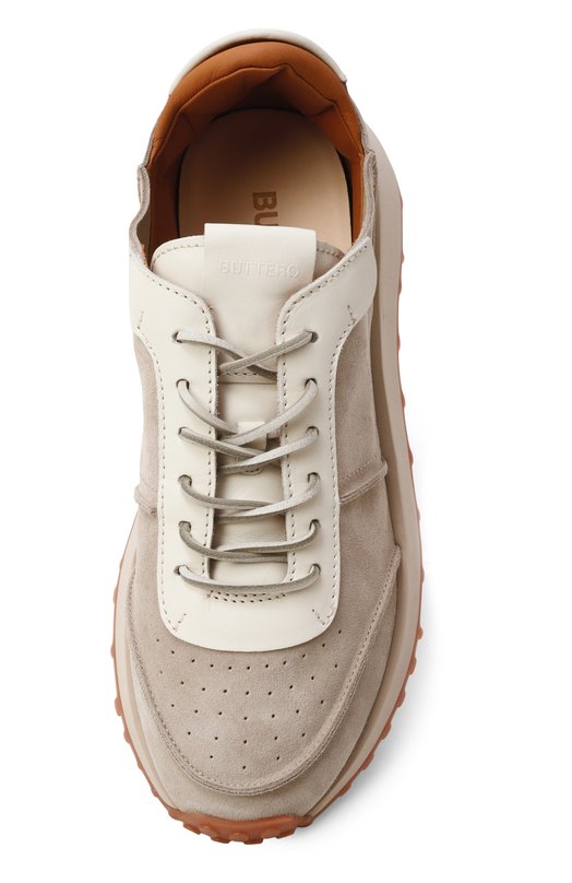 Замшевые кроссовки Futura Buttero B10520VARC-UG Бежевый  B10520VARC-UG Фото 5