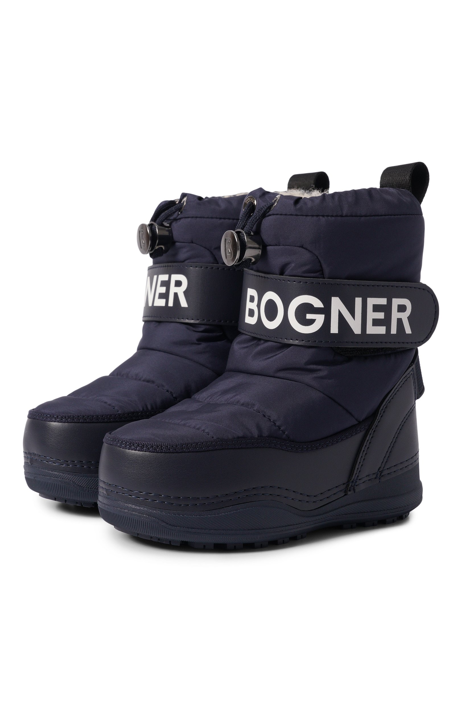 Утепленные сапоги BOGNER темно-синего цвета по цене 36850 руб., арт. 42647722, фото 1 Утепленные сапоги BOGNER, арт. 42647722, фото 1