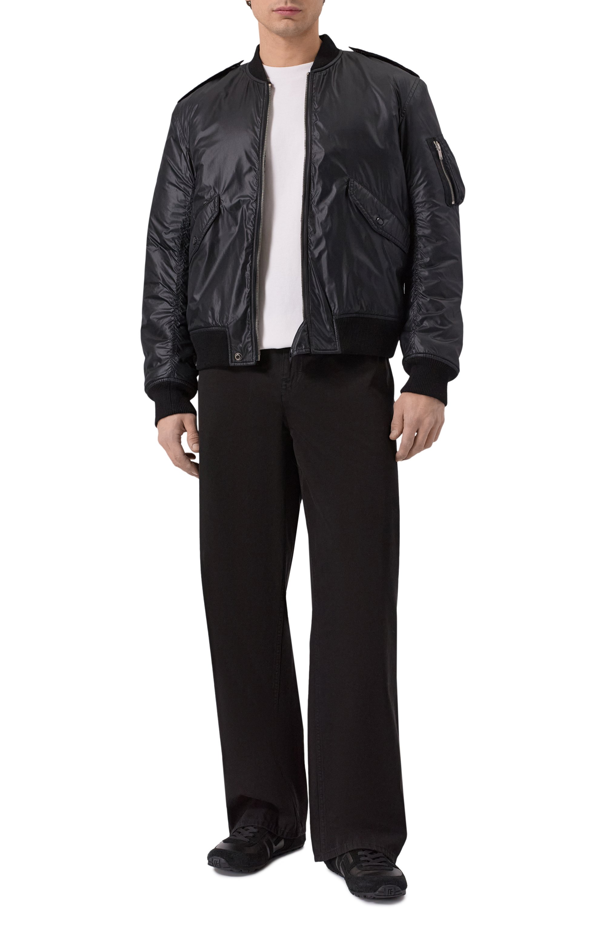 Кожаные кроссовки racer BALMAIN, арт. GM1VI410/LTNA, фото 2