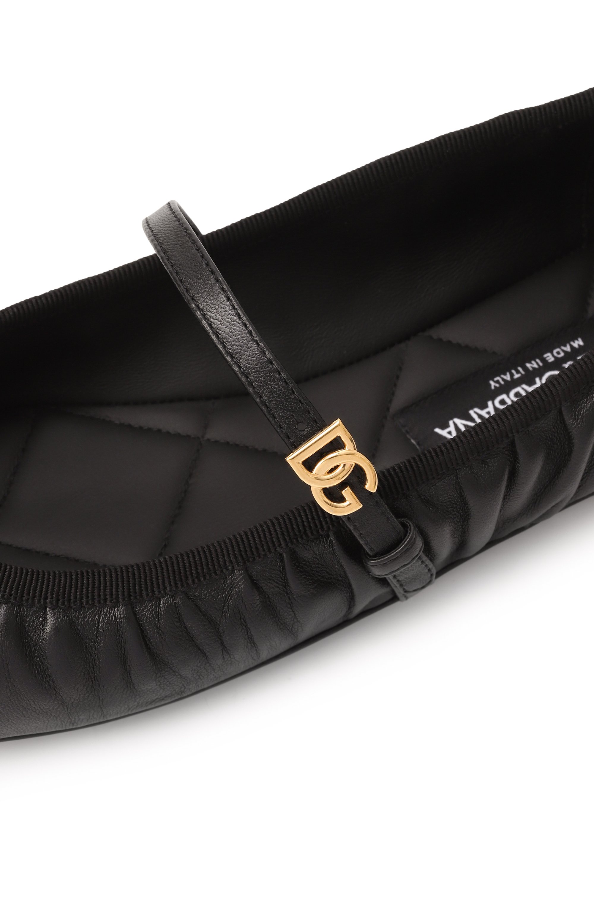 Кожаные балетки vally DOLCE & GABBANA, арт. CB0257/AD137, фото 7