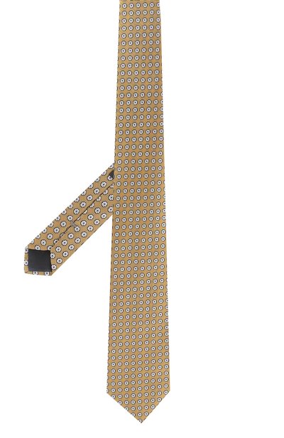 Шелковый галстук ZEGNA желтого цвета по цене 18350 руб., арт. Z5D07/1XW, фото 2 Шелковый галстук ZEGNA, арт. Z5D07/1XW, фото 2