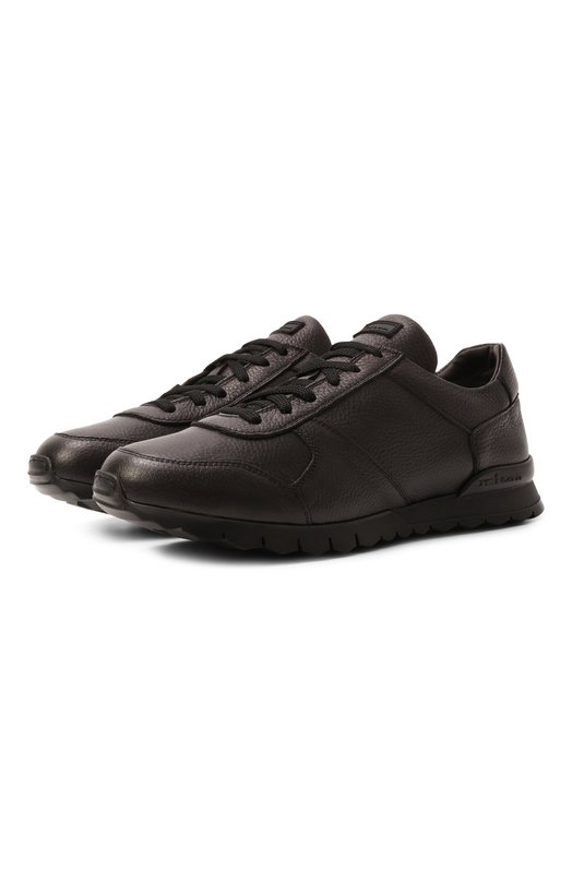 Кожаные кроссовки Kiton USSA114N0012601005 Коричневый USSA114N0012601005