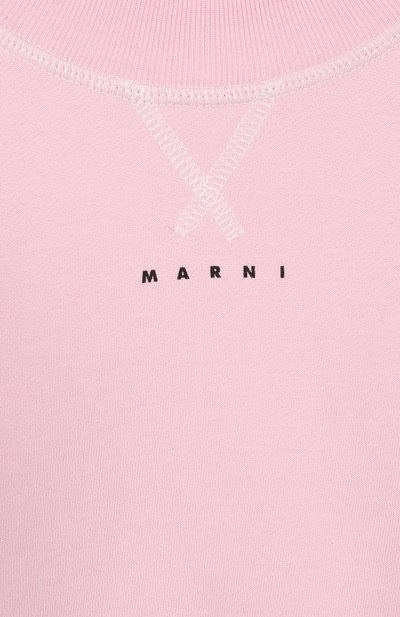 Хлопковый свитшот MARNI светло-розового цвета по цене 14050 руб., арт. M01423/M00V0, фото 3 Хлопковый свитшот MARNI, арт. M01423/M00V0, фото 3