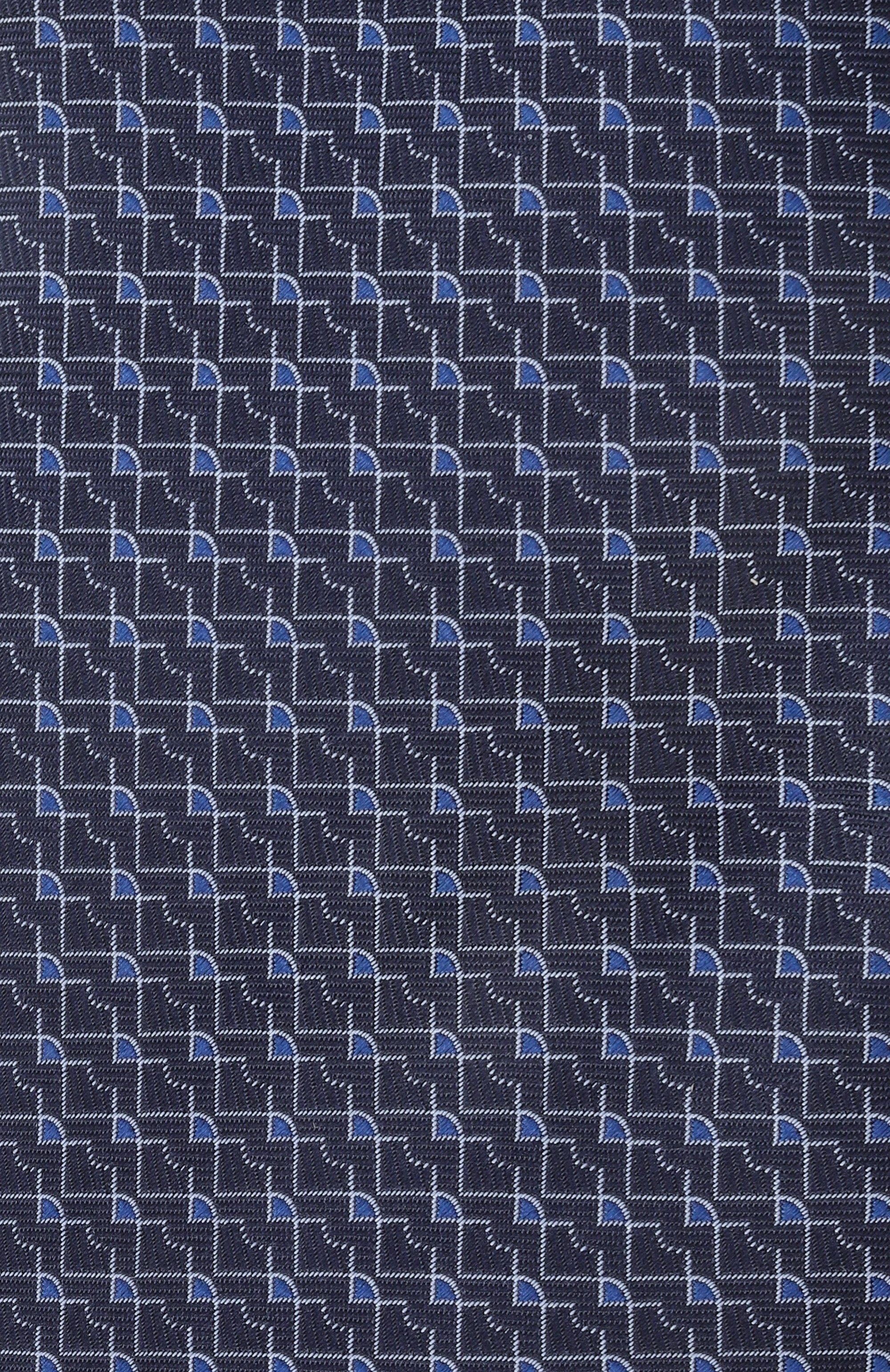Шелковый галстук CANALI темно-синего цвета по цене 25750 руб., арт. 18/HJ04560, фото 4 Шелковый галстук CANALI, арт. 18/HJ04560, фото 4