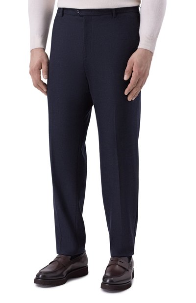 Кашемировые брюки MARCO PESCAROLO темно-синего цвета по цене 163500 руб., арт. EV0/5244, фото 3 Кашемировые брюки MARCO PESCAROLO, арт. EV0/5244, фото 3