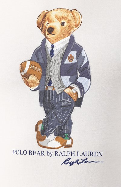 Хлопковая футболка POLO RALPH LAUREN, арт. 710782867, фото 5