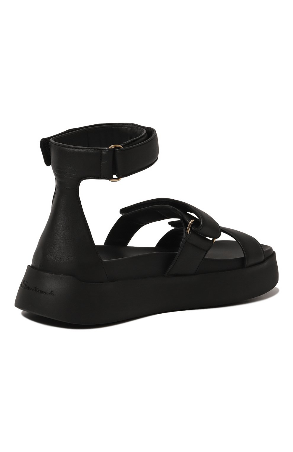 Кожаные сандалии SANTONI, арт. WHAX70400FPGTSZAN01, фото 5