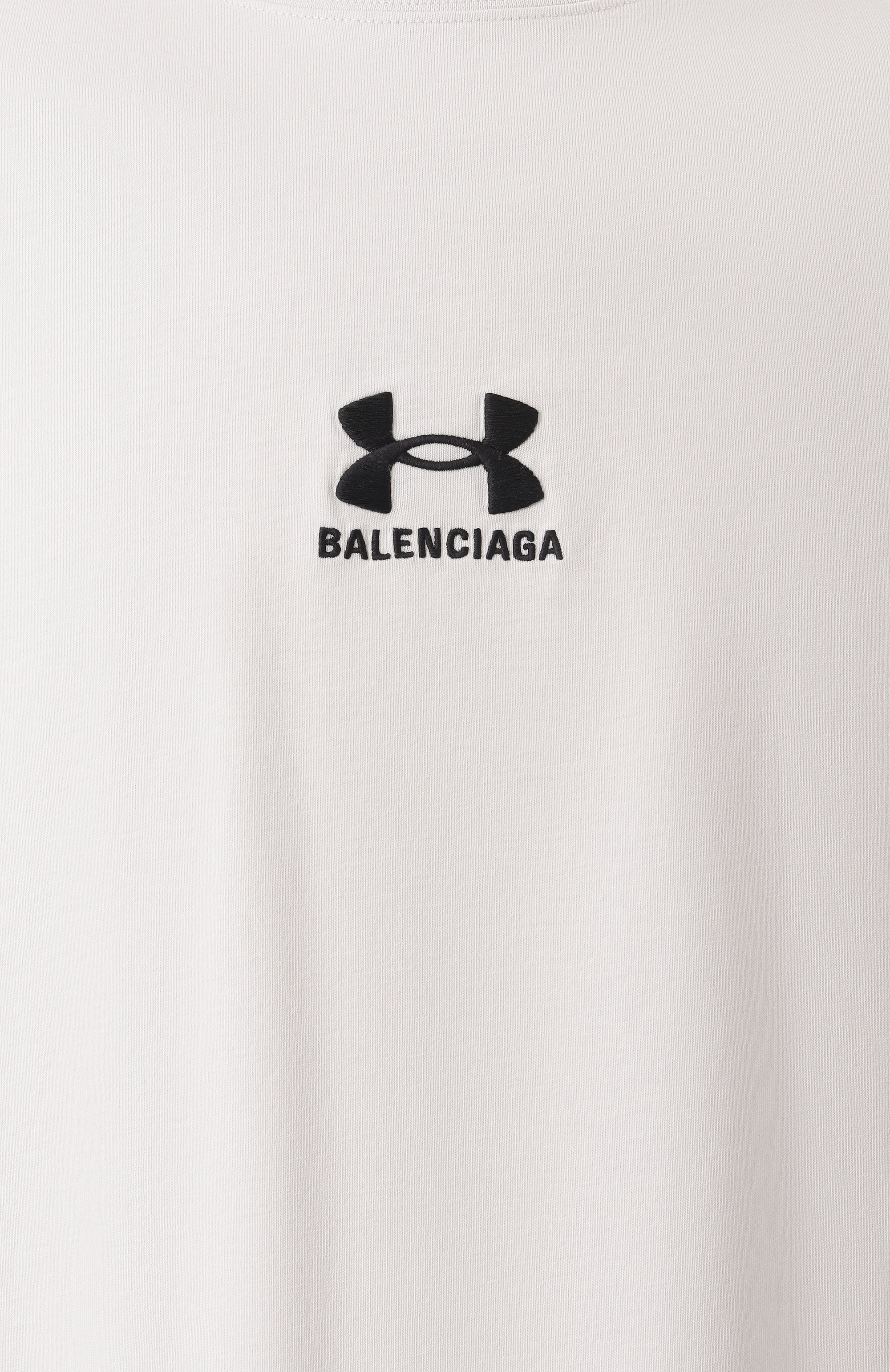 Хлопковая футболка balenciaga х under armour BALENCIAGA, арт. 787349/TRVB7, фото 10