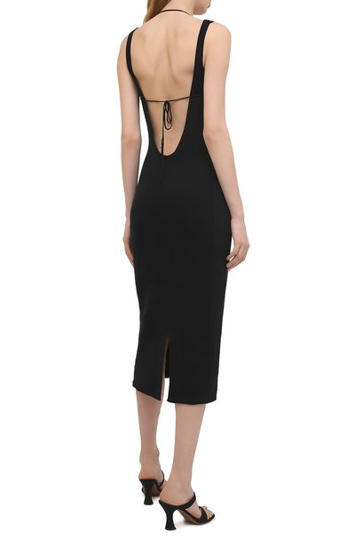 Платье JACQUEMUS черного цвета по цене 43650 руб., арт. 211KN36/203990, фото 4 Платье JACQUEMUS, арт. 211KN36/203990, фото 4