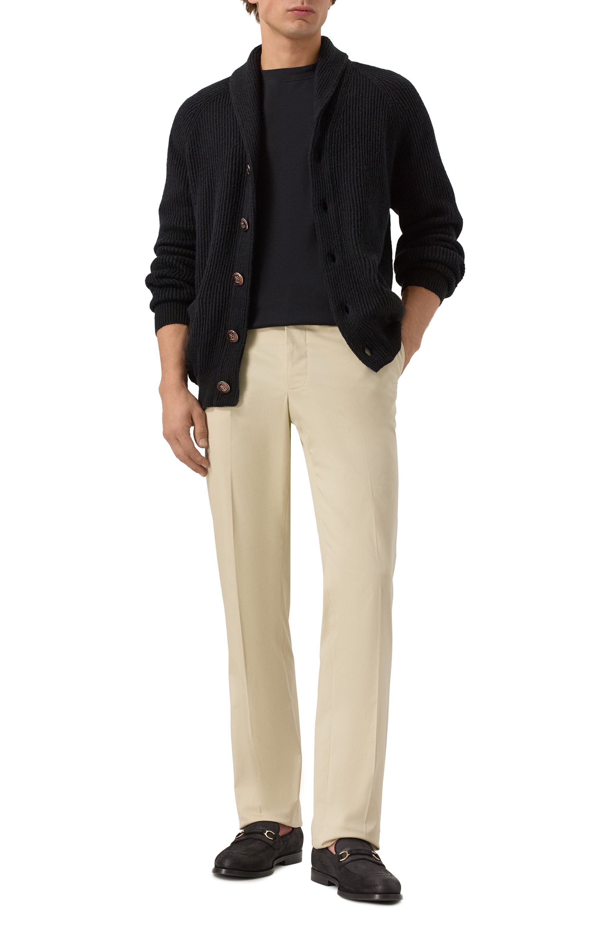 Хлопковая футболка BRUNELLO CUCINELLI, арт. M0B131308, фото 2