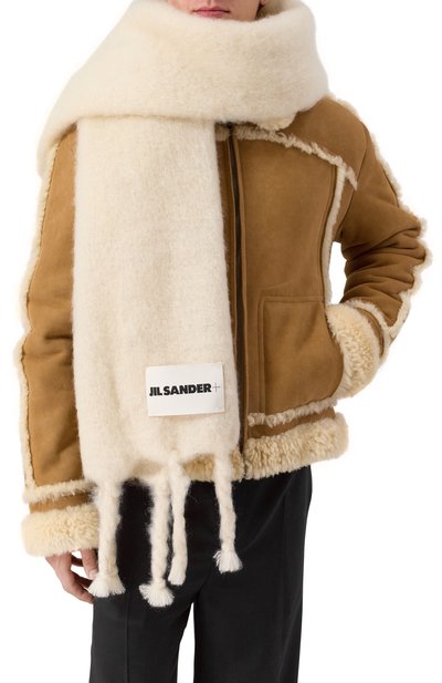 Шерстяной шарф JIL SANDER, арт. J47TE0113/J40041, фото 2