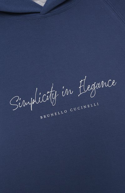 Худи с короткими рукавами BRUNELLO CUCINELLI, арт. B0T63E153C, фото 3