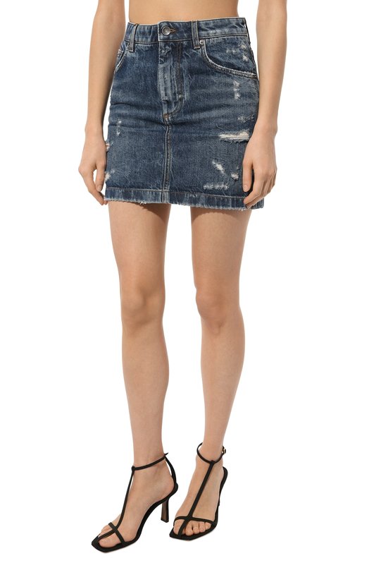 Джинсовая юбка Dolce & Gabbana F4CPKD/G8KR1 Синий  F4CPKD/G8KR1 Фото 3