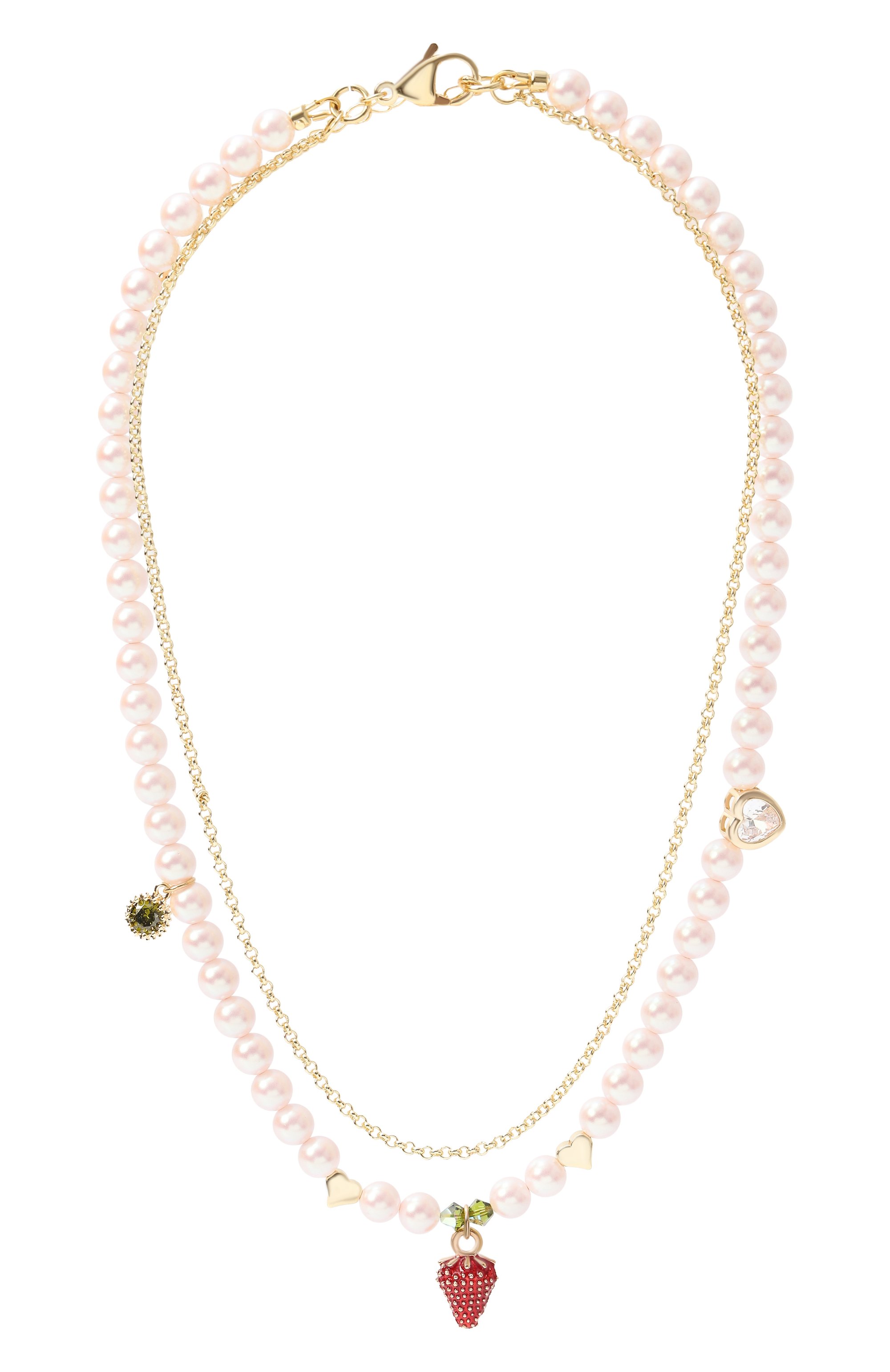 Колье PINK.OLIVKA светло-розового цвета по цене 12700 руб., арт. PO-70039, фото 1 Колье PINK.OLIVKA, арт. PO-70039, фото 1