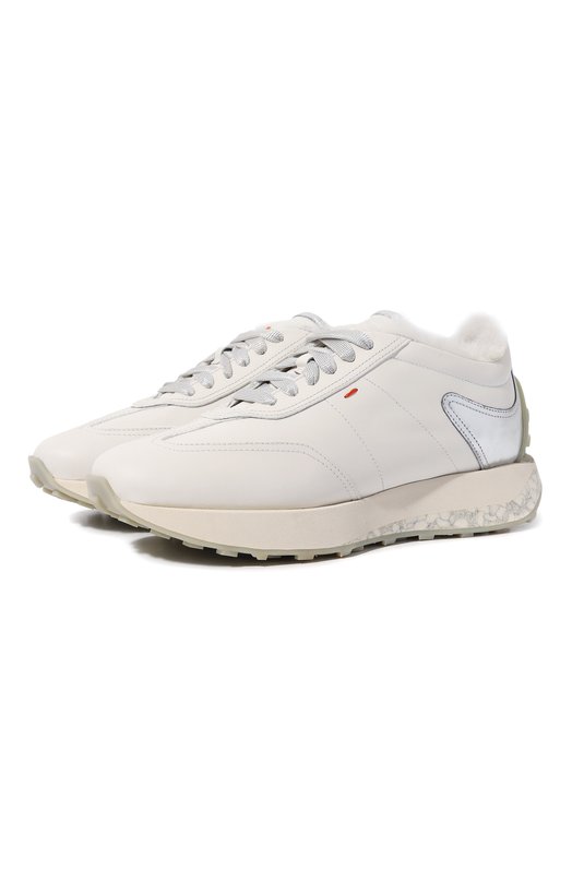 

Кожаные кроссовки Santoni, Белый