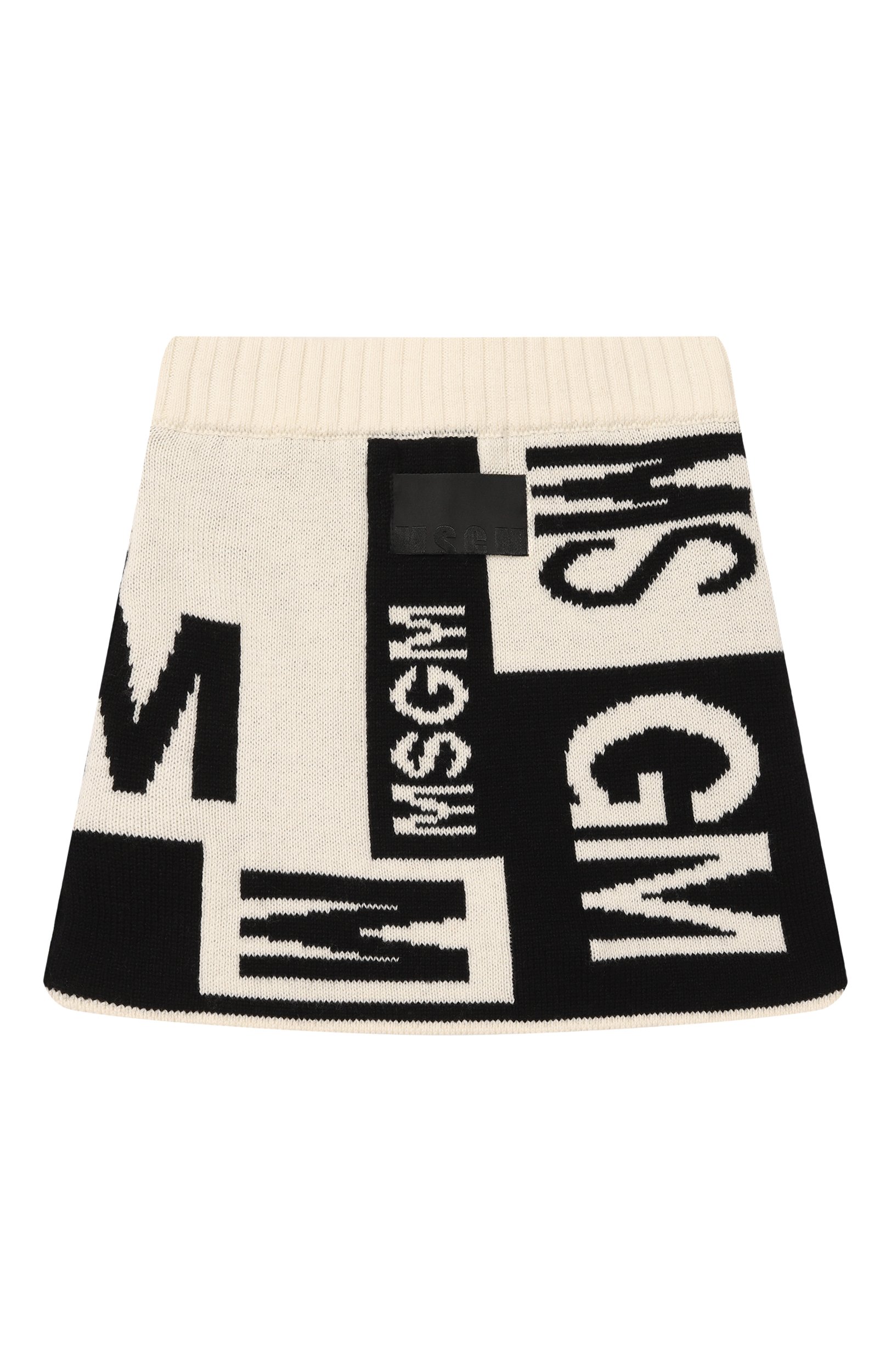 Юбка из хлопка и шерсти MSGM KIDS, арт. F6MSJGSK064, фото 2