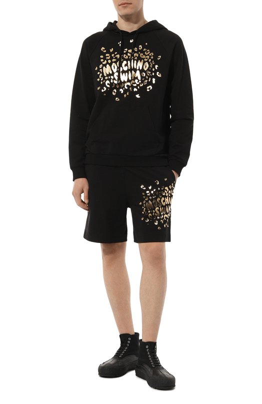 Хлопковое худи Moschino 2