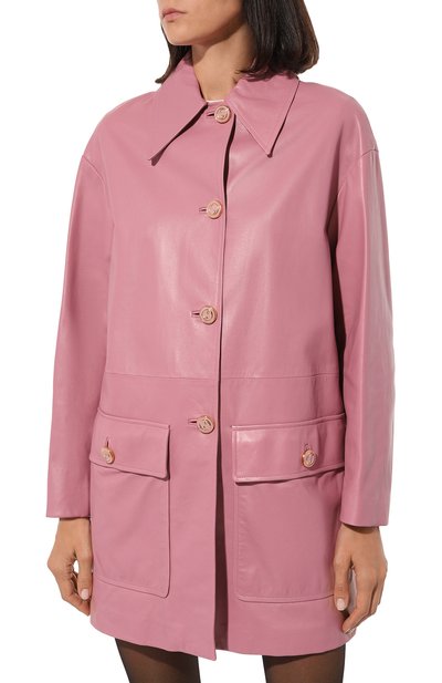 Кожаное пальто GUCCI, арт. 624446 XNAEX, фото 3