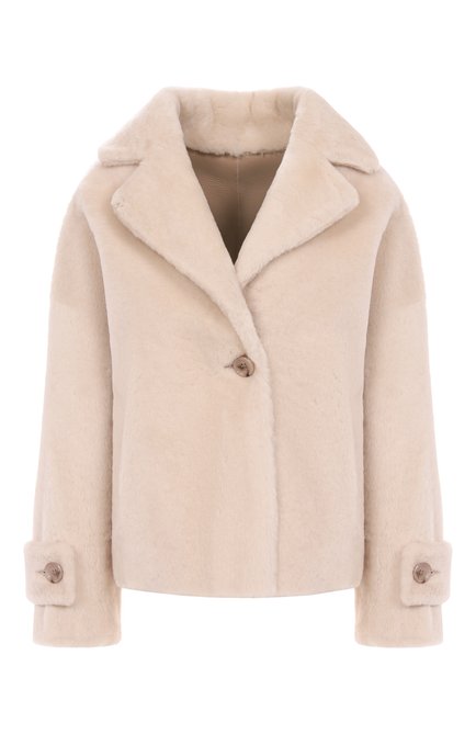 Женская дубленка из овчины MANZONI24, арт. 25M1295R-S21