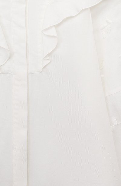 Хлопковая блузка CHLOÉ, арт. C15E16/6A-12A, фото 3