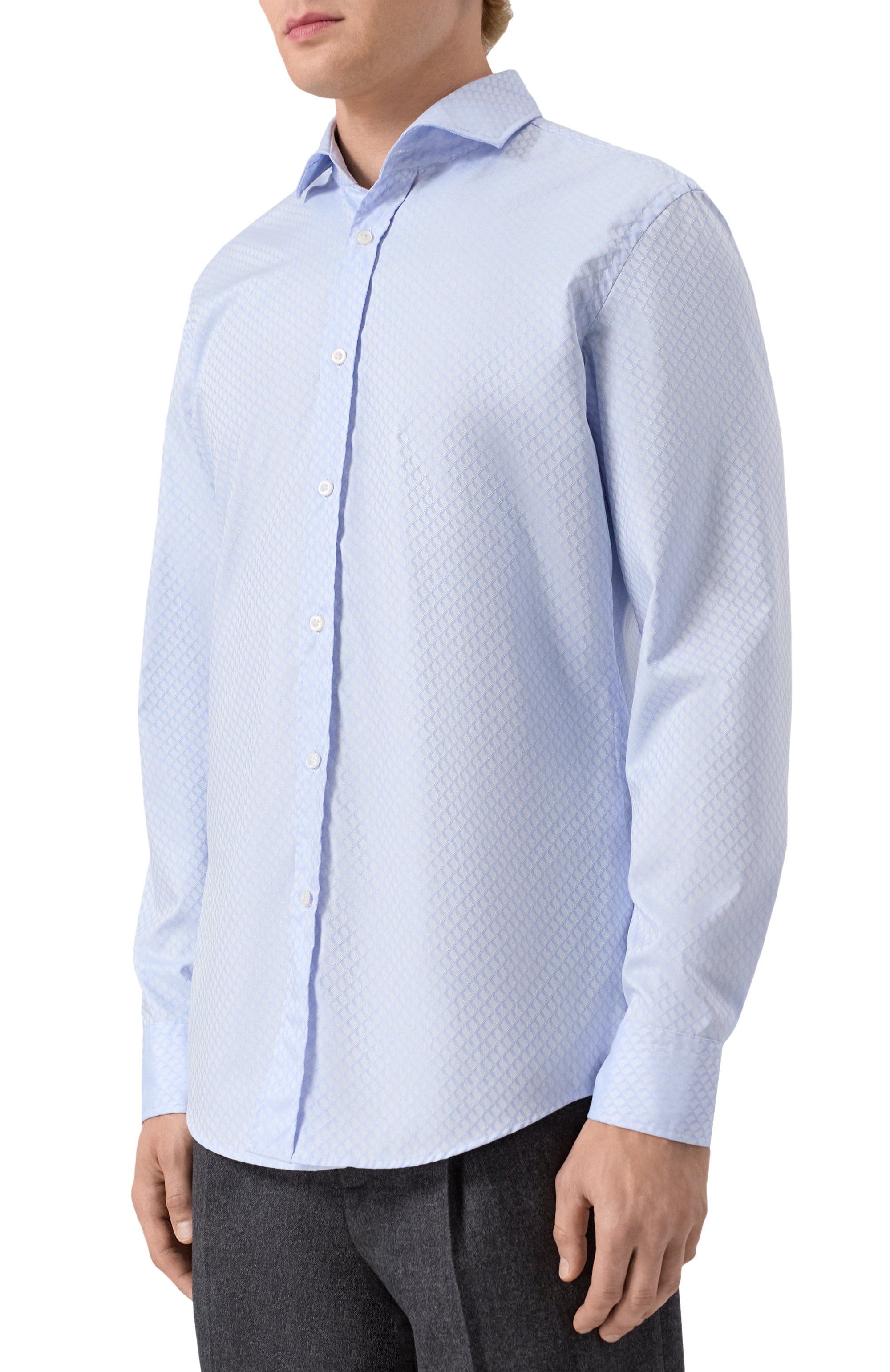 Хлопковая сорочка BOSS, арт. 50545212, фото 3