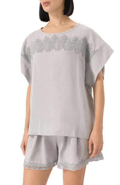 Топ изо льна и вискозы MAURIZIO, арт. W08620179-1-3, фото 3