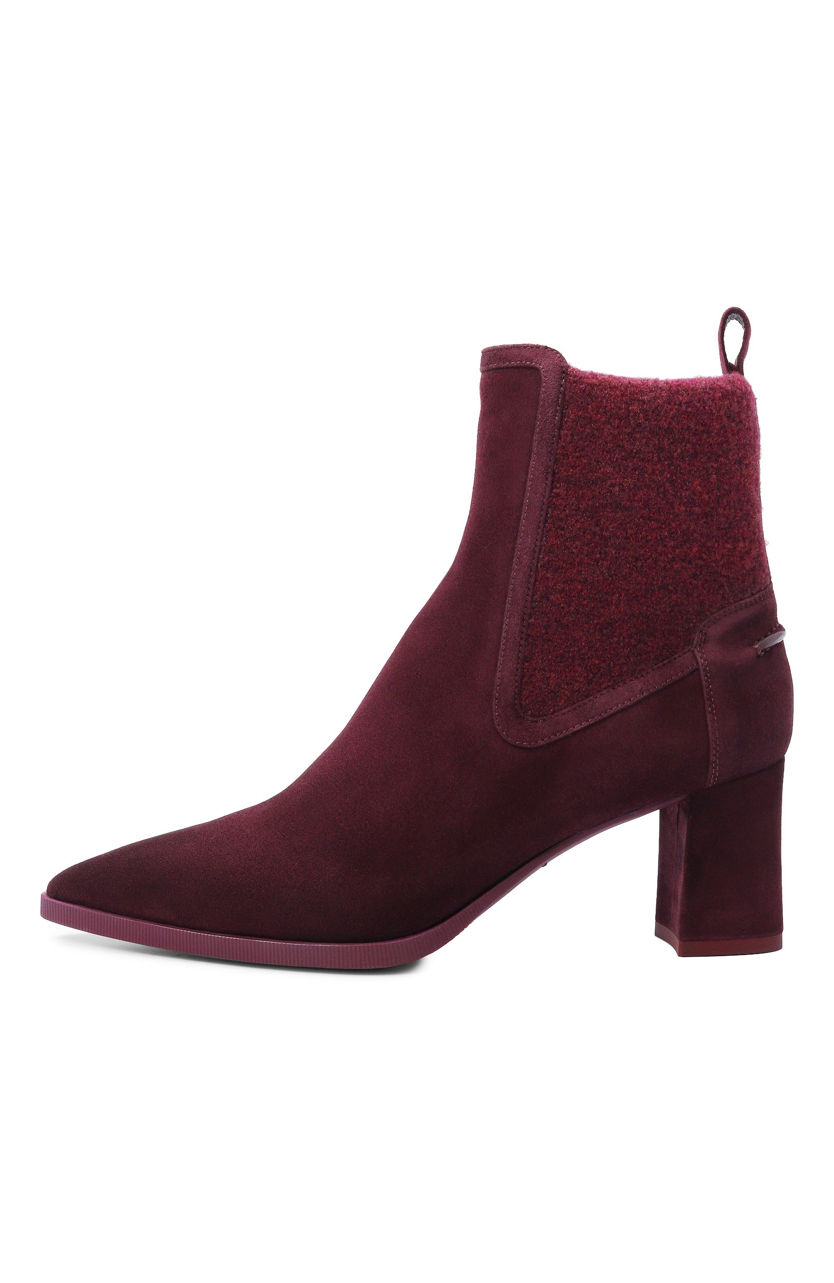 Замшевые ботильоны estelle 65 SANTONI, арт. WTEG72444PC4NMGS, фото 4