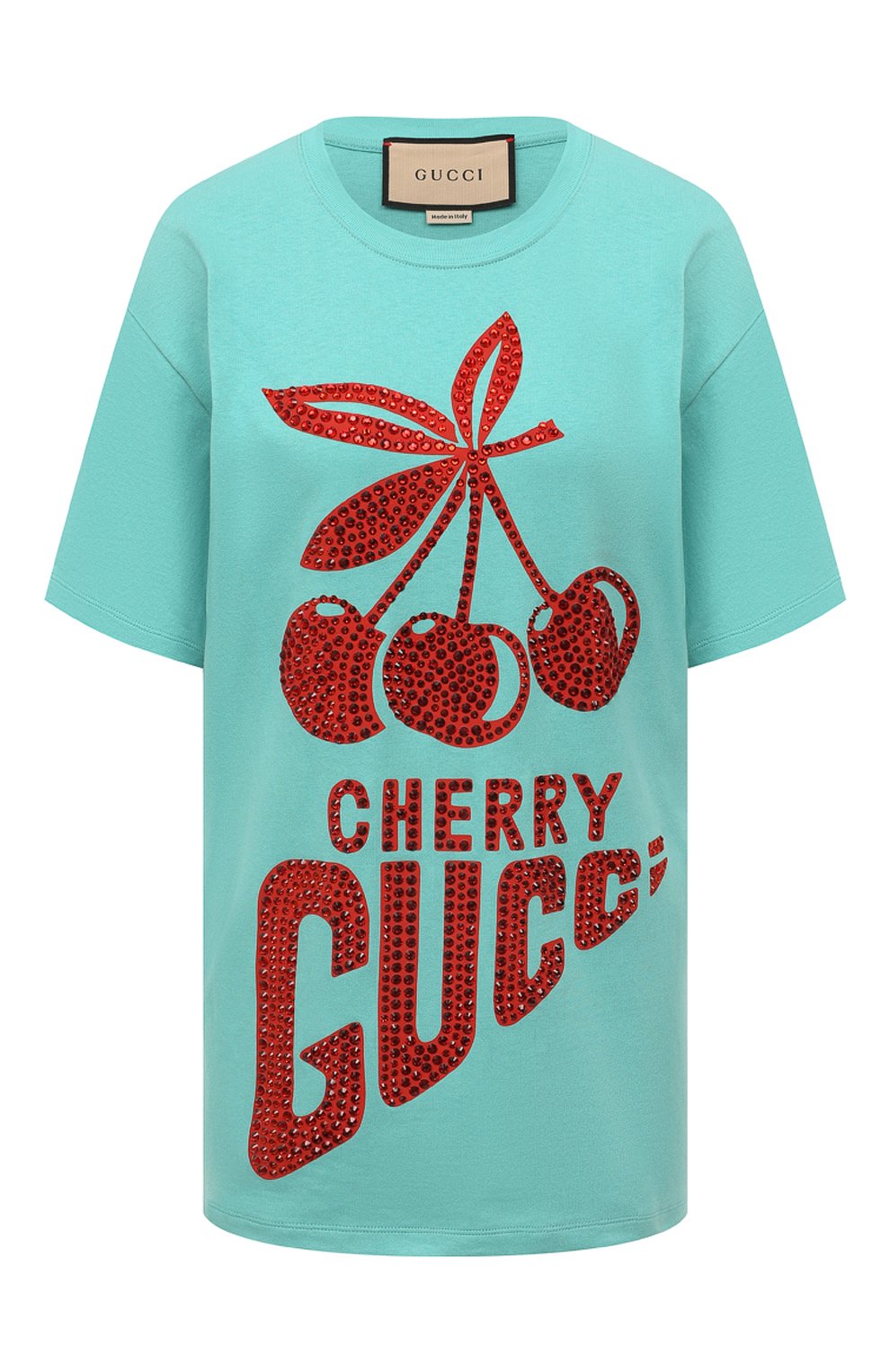 Хлопковая футболка GUCCI, арт. 615044/XJDZ2, фото 1