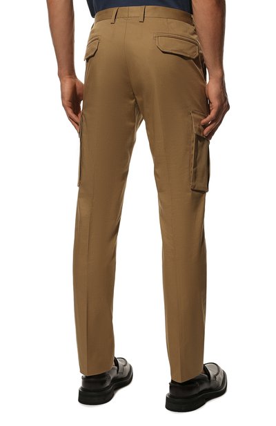 Хлопковые брюки-карго CORNELIANI темно-бежевого цвета по цене 34750 руб., арт. 894L02-2114517/00, фото 4 Хлопковые брюки-карго CORNELIANI, арт. 894L02-2114517/00, фото 4