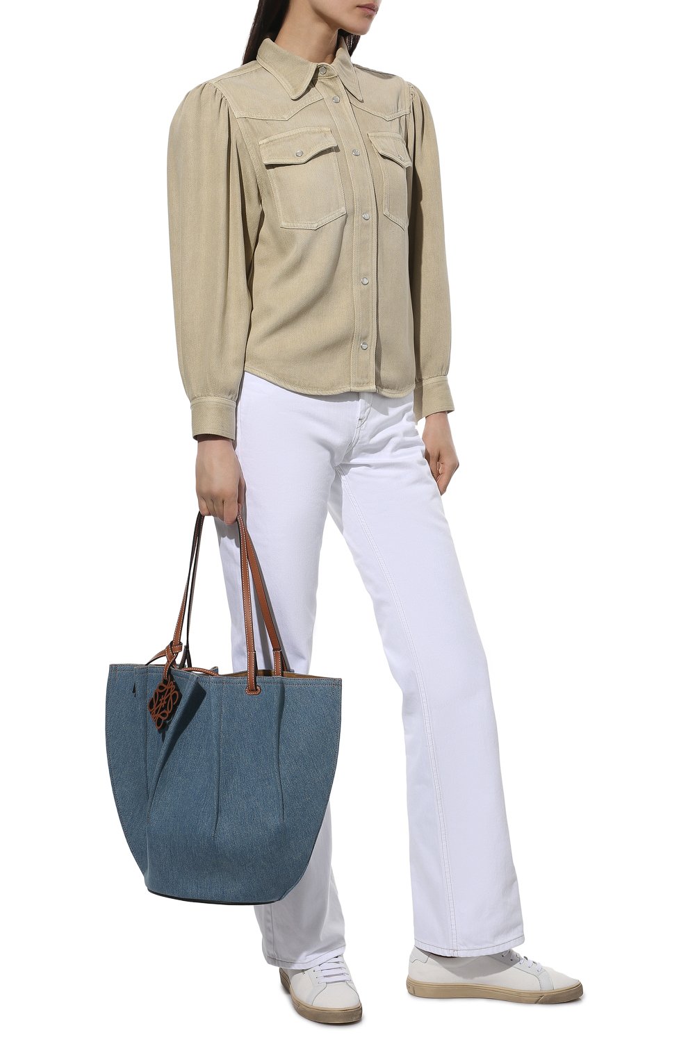Джинсовая рубашка ISABEL MARANT ETOILE, арт. CH0802-22P021E/TAHISLI, фото 2
